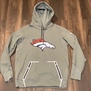 NIKE Vapor Speed Fleece Broncos Hooide